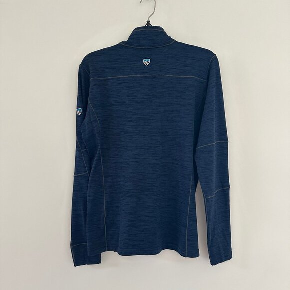Kuhl Mens Alloy 1/4 Zip Size Small Outdoor Base Layer Lightweight Pullover Blue - Picture 2 of 10
